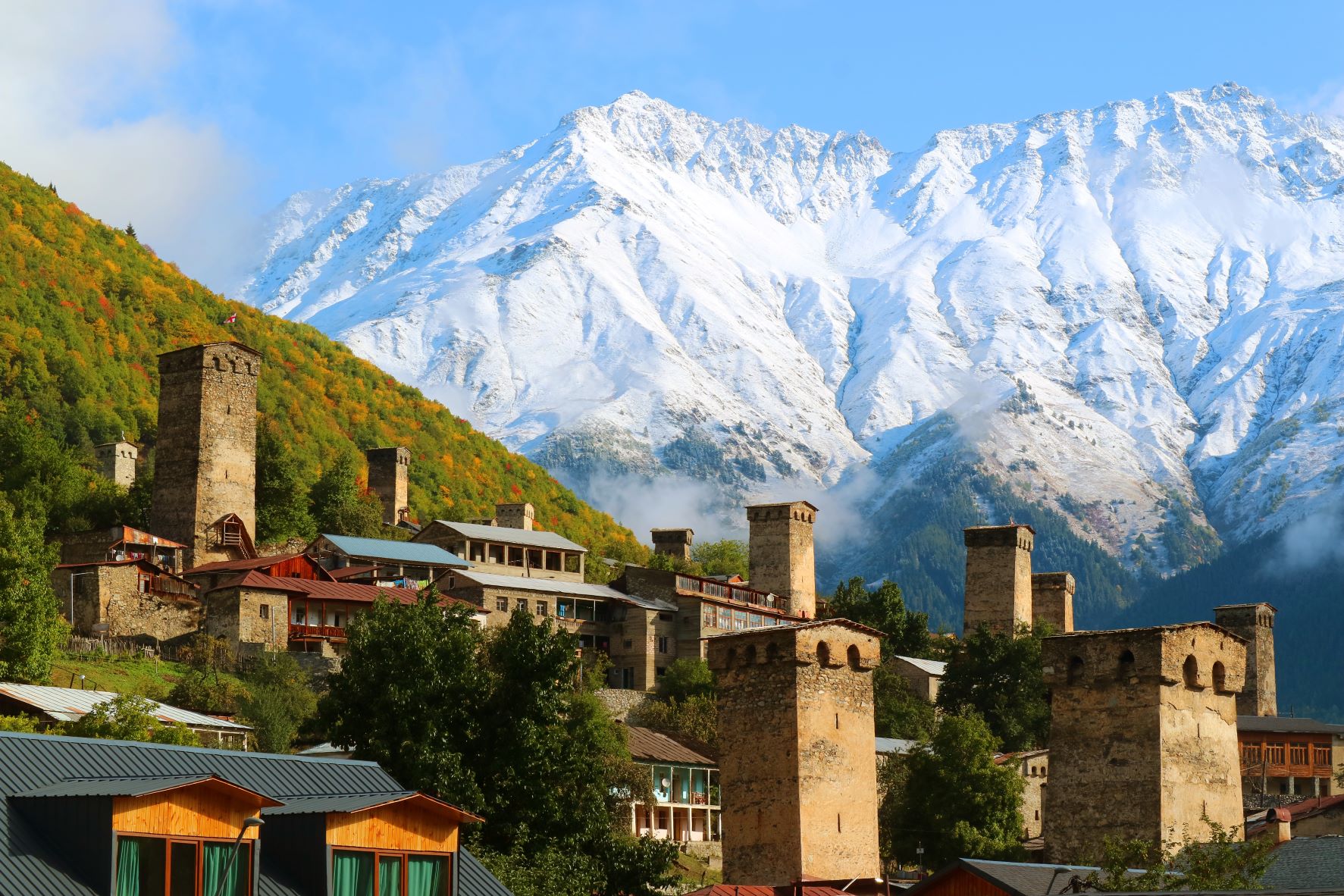 Mestia and the towers of Ushguli